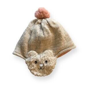 Baby Boden bear knit hat